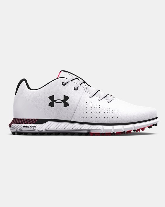 Men's UA HOVR™ Fade 2 Spikeless Wide (E) Golf Shoes, White, pdpMainDesktop image number 0